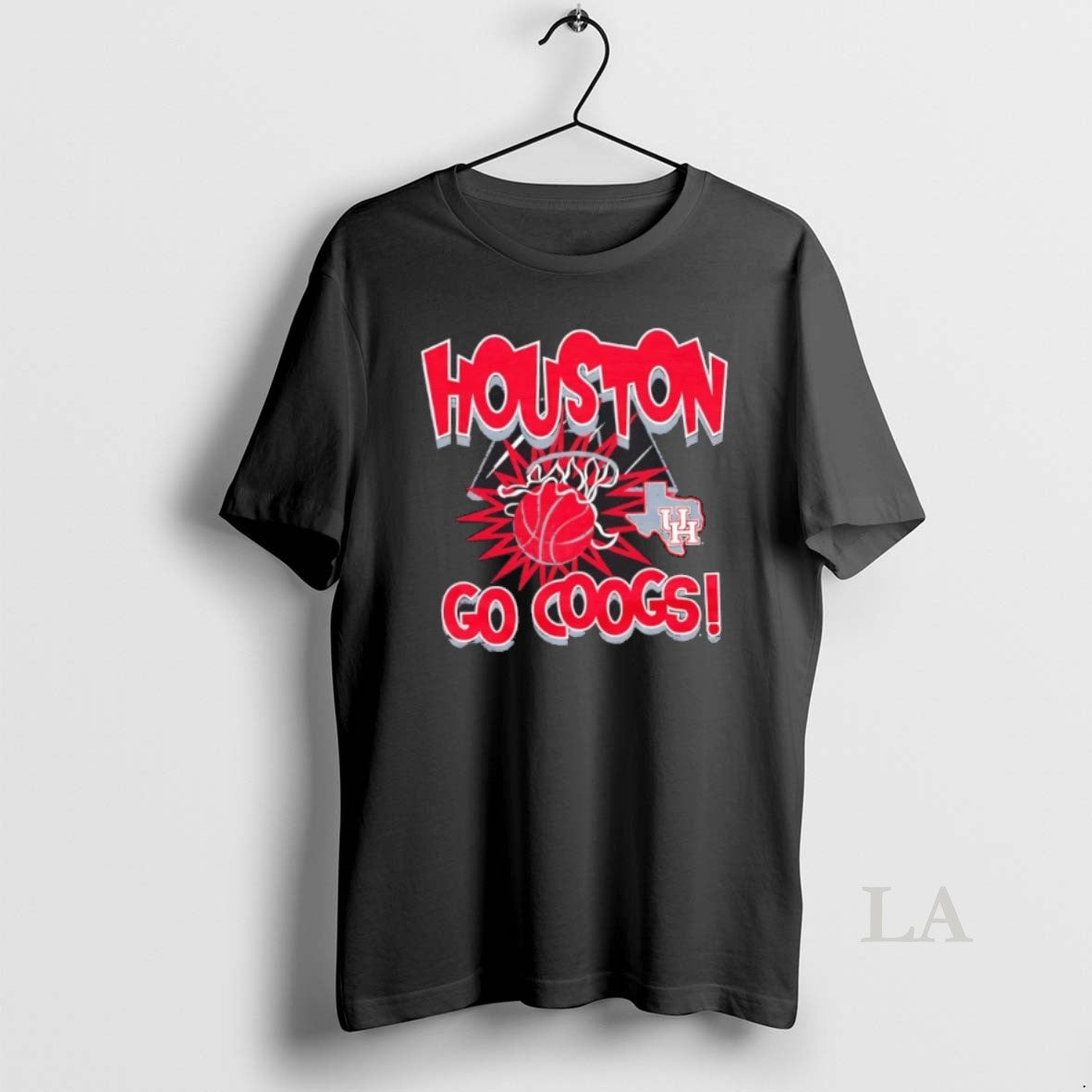 Original Houston Cougars Go Coogs Basketball Slam