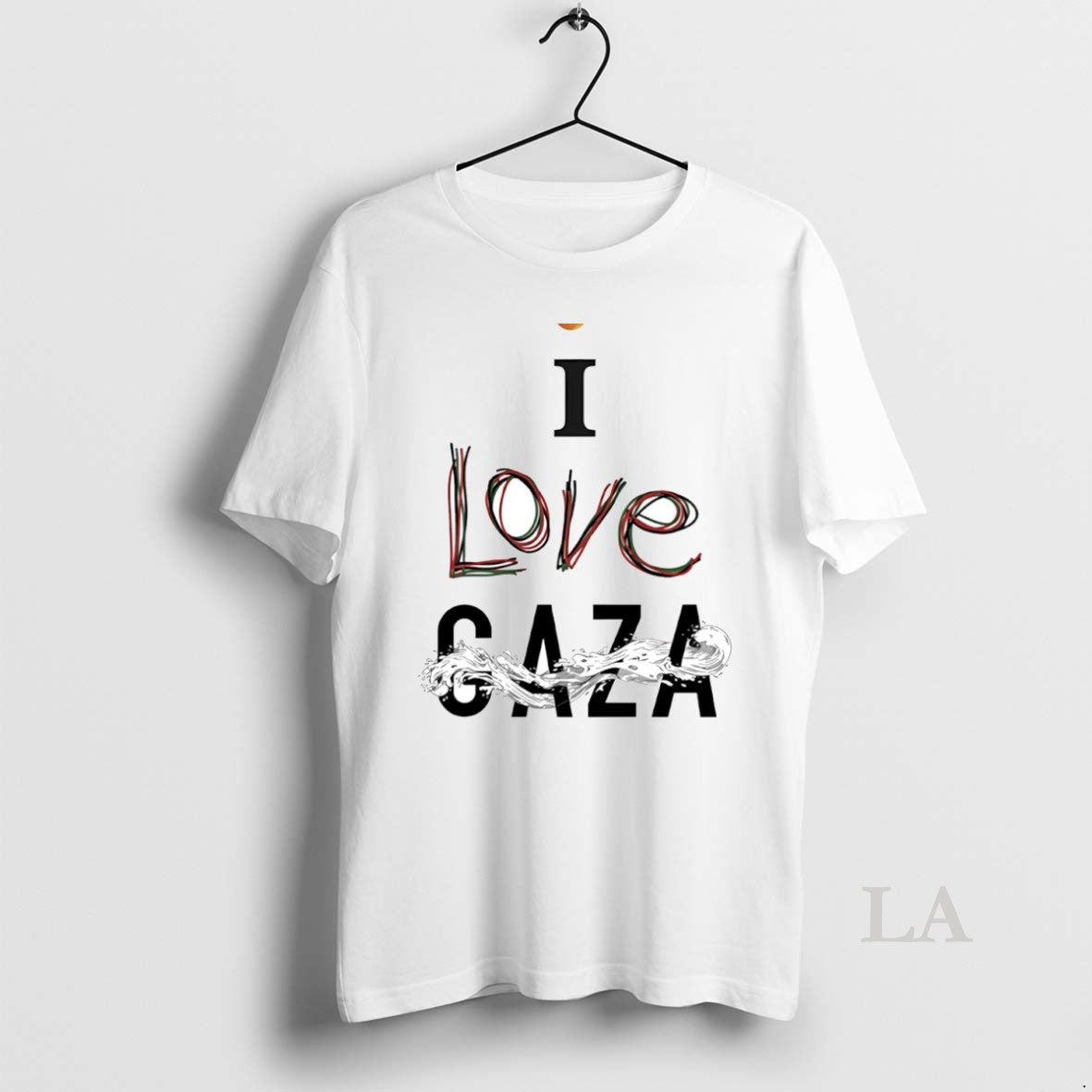 Original I Love Gaza Circle