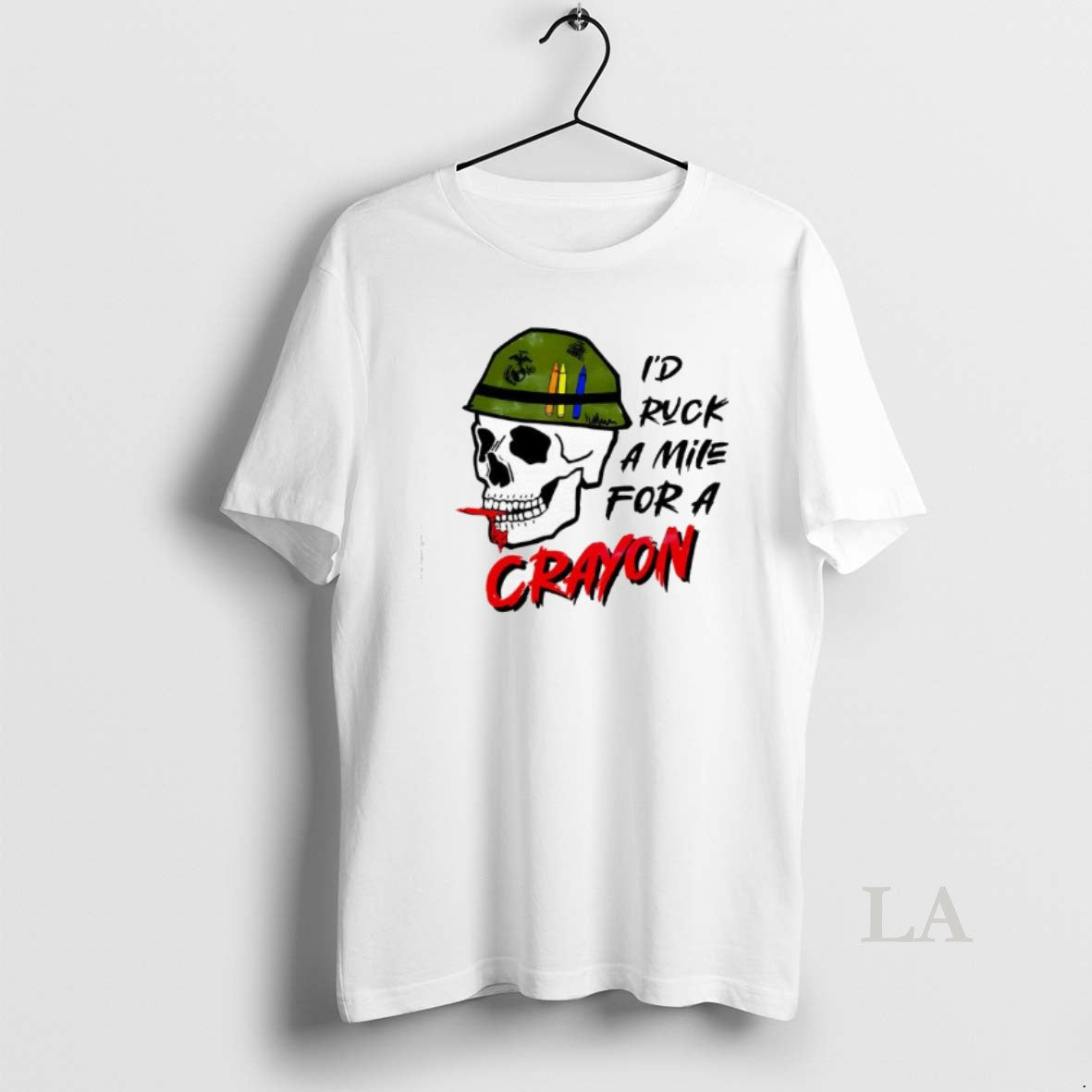Original Id Ruck A Mile For A Crayon Skull Military Helmet