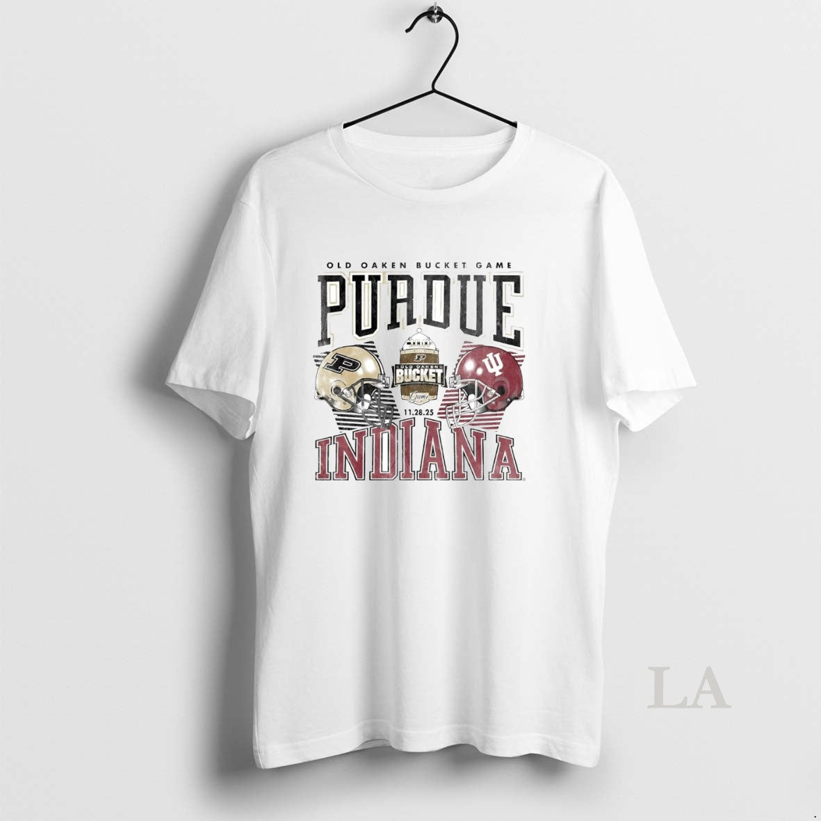 Original Indiana Vs Purdue 2025 Old Oaken Bucket Helmet Matchup