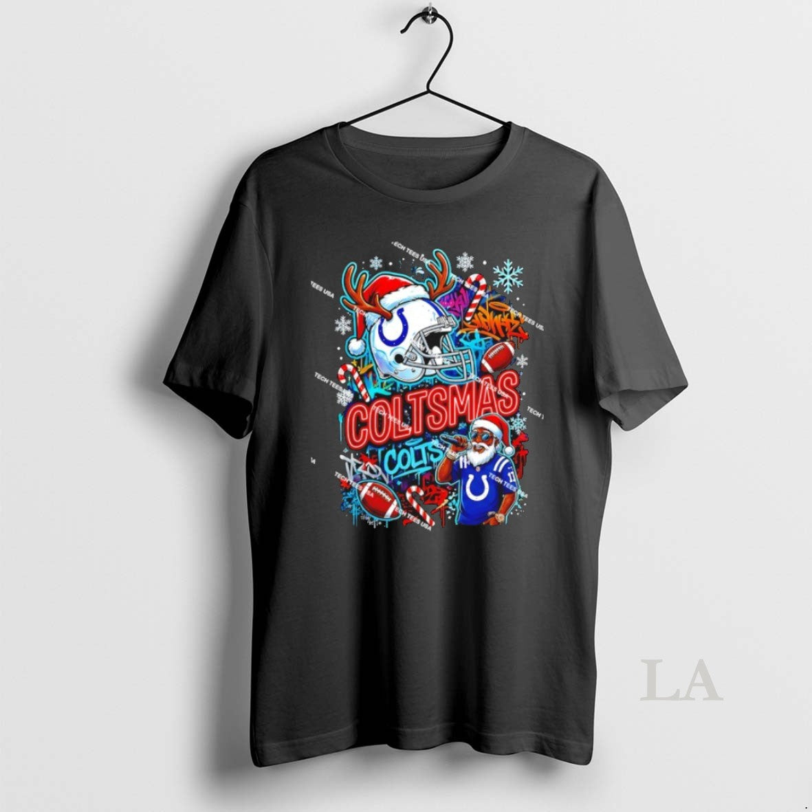 Original Indianapolis Colts Football Merry Coltsmas Christmas Holiday