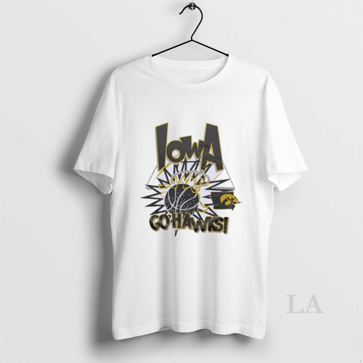 Original Iowa Hawkeyes Basketball Slam Go Hawks