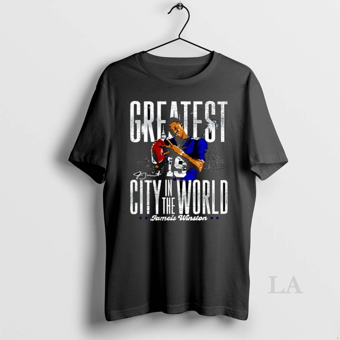 Original Jameis Winston New York Giants Greatest City In The World Signature