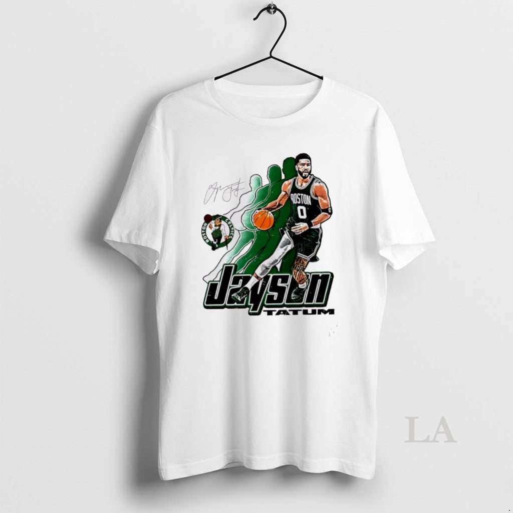 Original Jayson Tatum Boston Celtics Signature 0 Retro Vibe Graphic