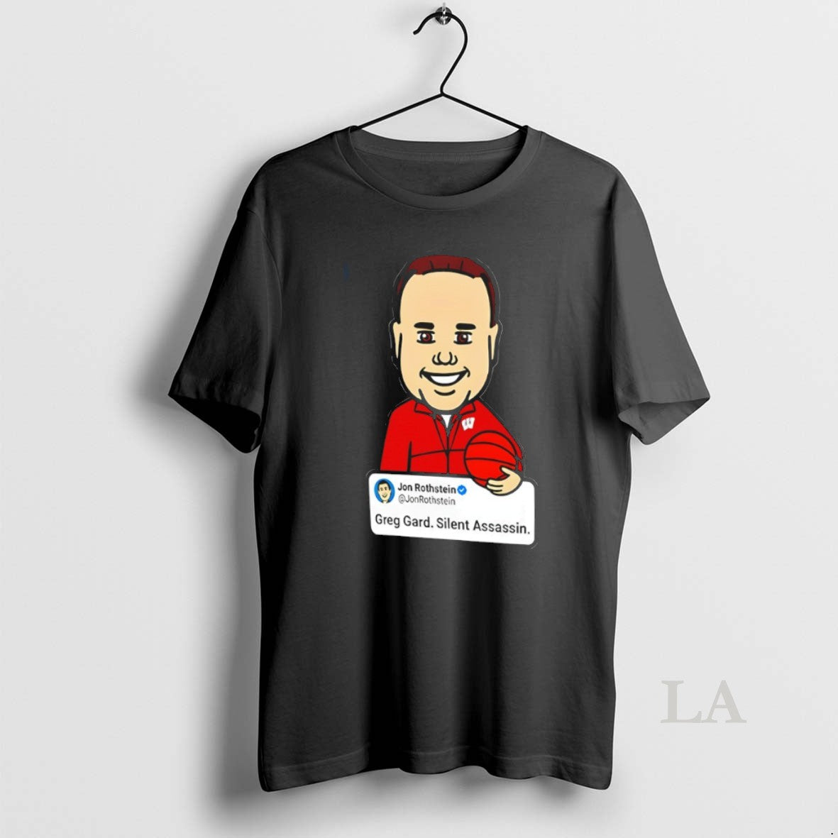 Original Jon Rothstein Cartoon Basketball Greg Gard Silent Assassin