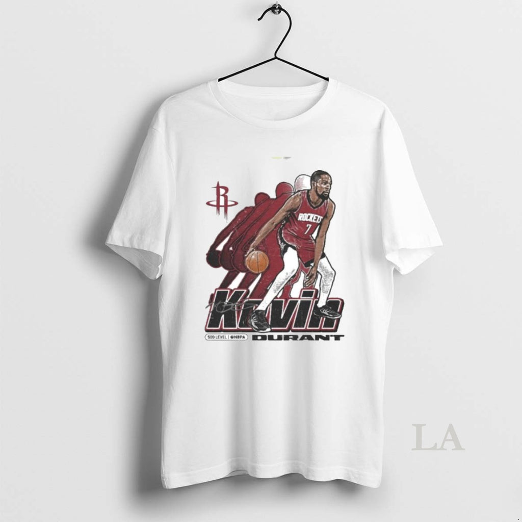 Original Kevin Durant Houston Rockets Nba Retro Signature