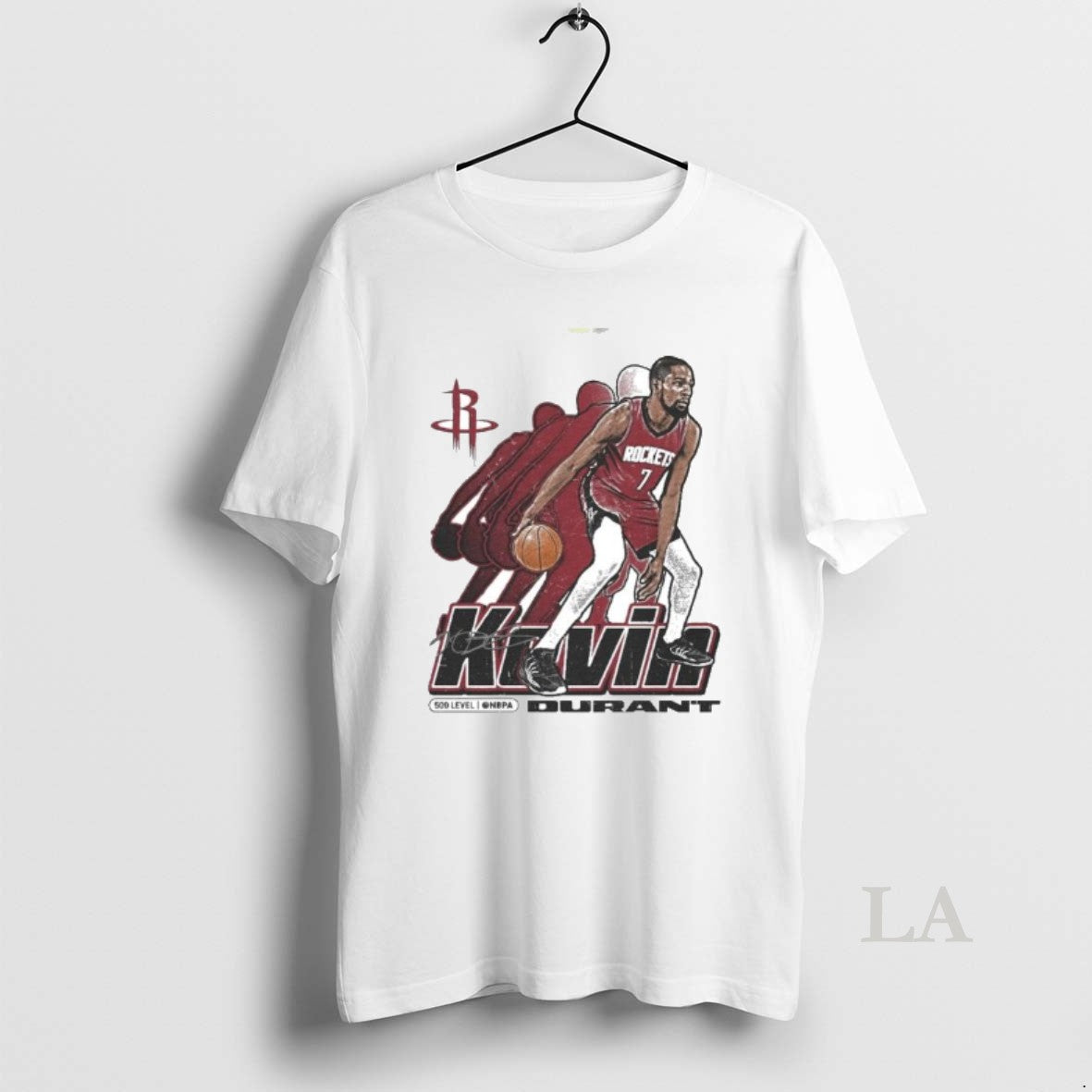 Original Kevin Durant Houston Rockets Nba Retro Signature
