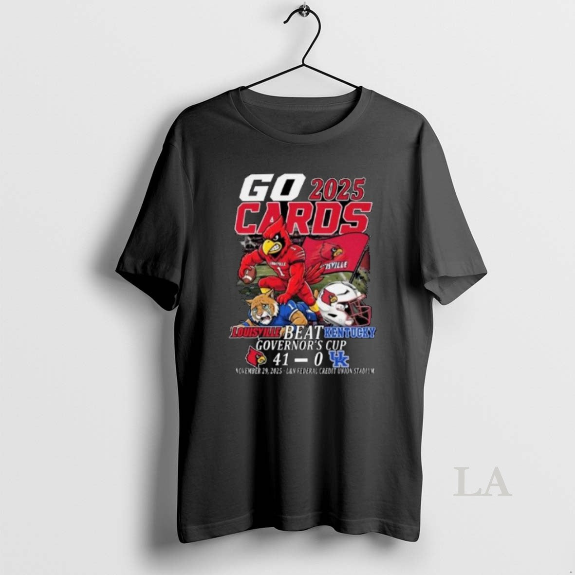 Original Louisville Beat Kentucky Governors Cup Go 2025 Cards Mascot 41 0