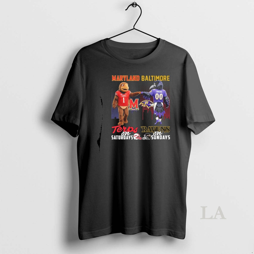 Original Maryland Terrapins On Saturday And Baltimore Ravens On Sundays Mascot