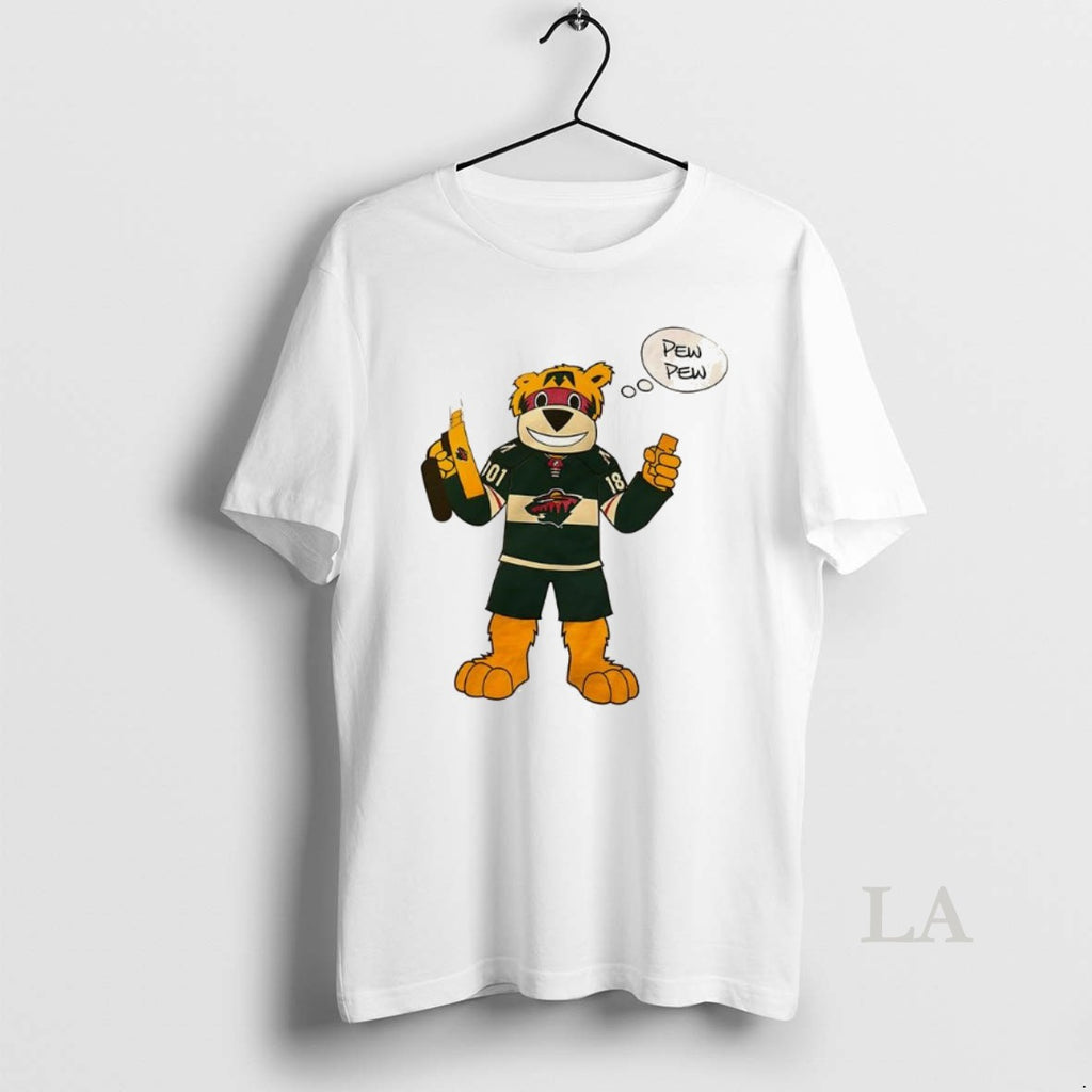 Original Minnesota Wild Mascot Pew Pew