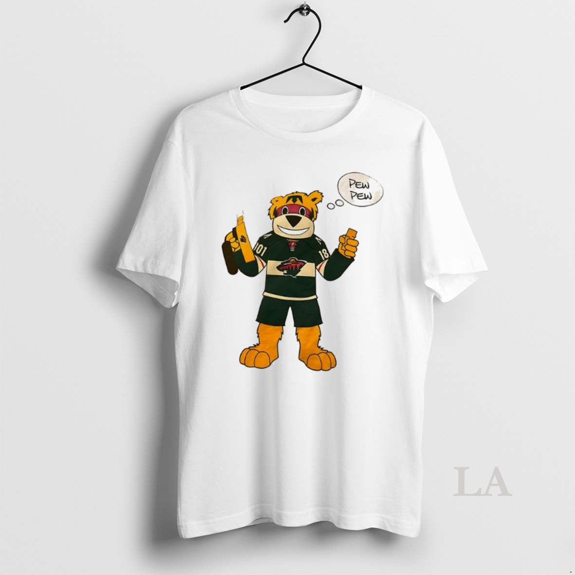 Original Minnesota Wild Mascot Pew Pew