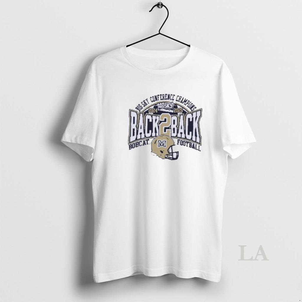 Original Montana Bobcats 2025 Big Sky Conference Football Back 2 Back Champions