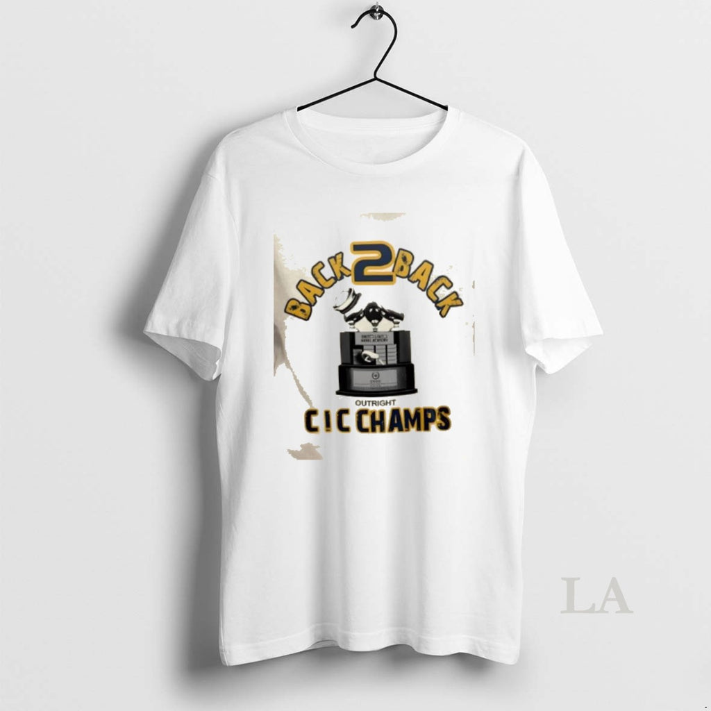 Original Navy Football Back To Back Outright Cic Champs 2 Sided
