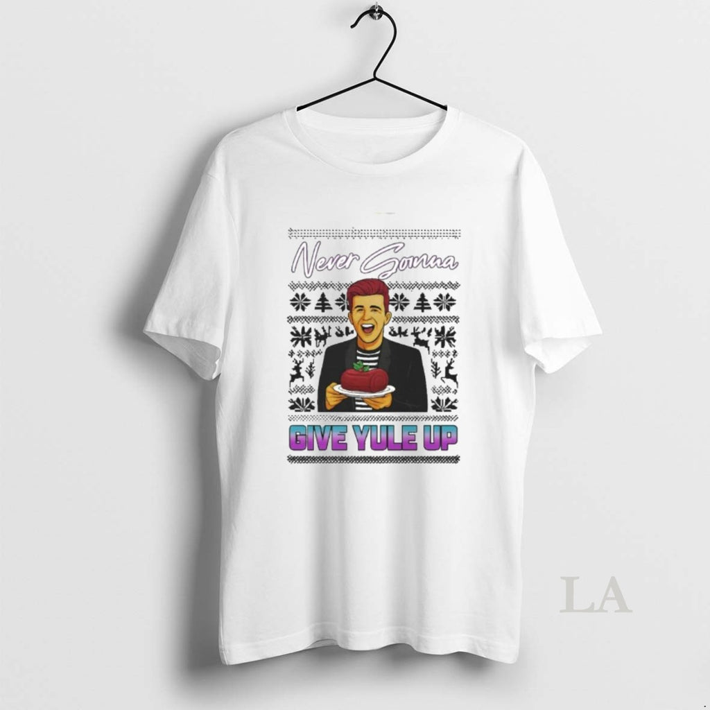 Original Never Gonna Give Yule Up Rick Astley Ugly Christmas
