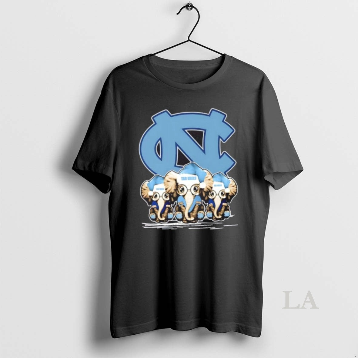 Original North Carolina Tar Heels X Elephants Santa Hat Merry Christmas