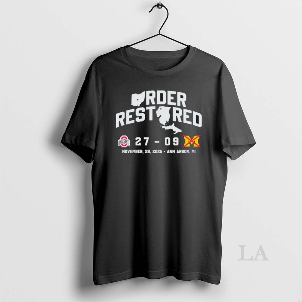 Original Ohio Order Restored Beat Michigan 27 9