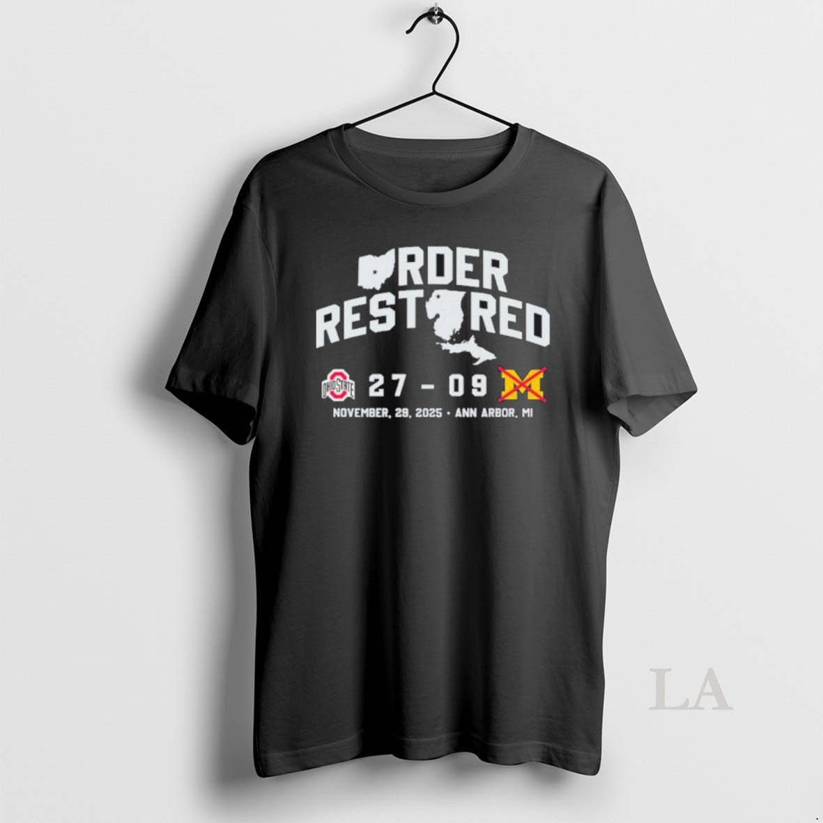 Original Ohio Order Restored Beat Michigan 27 9