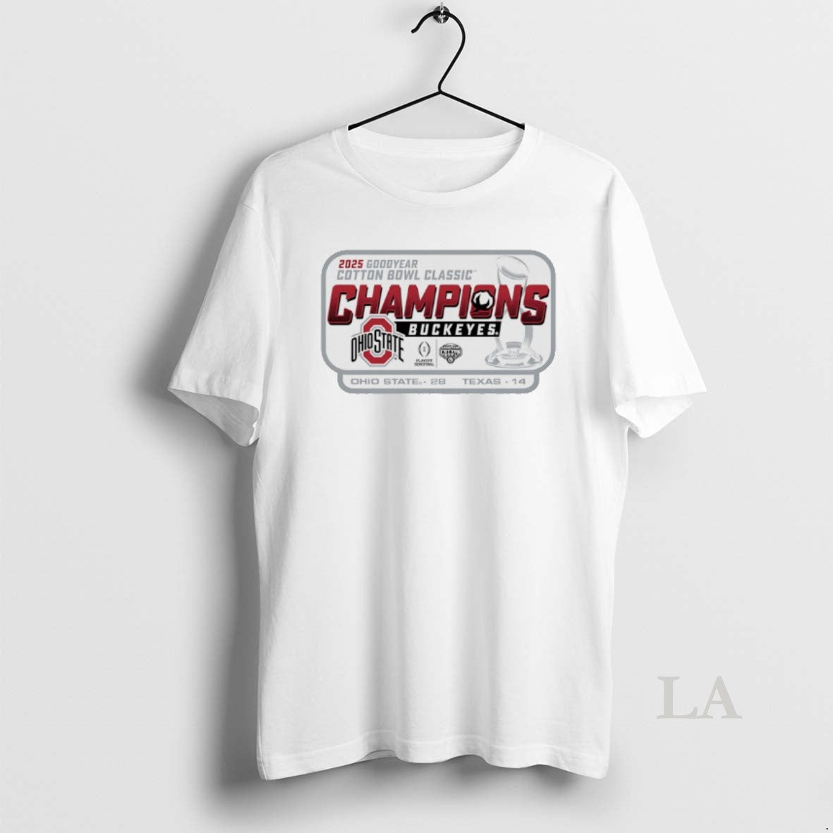 Original Ohio State Beat Texas 28 14 Win 2025 Goodyear Cotton Bowl Classic Champions