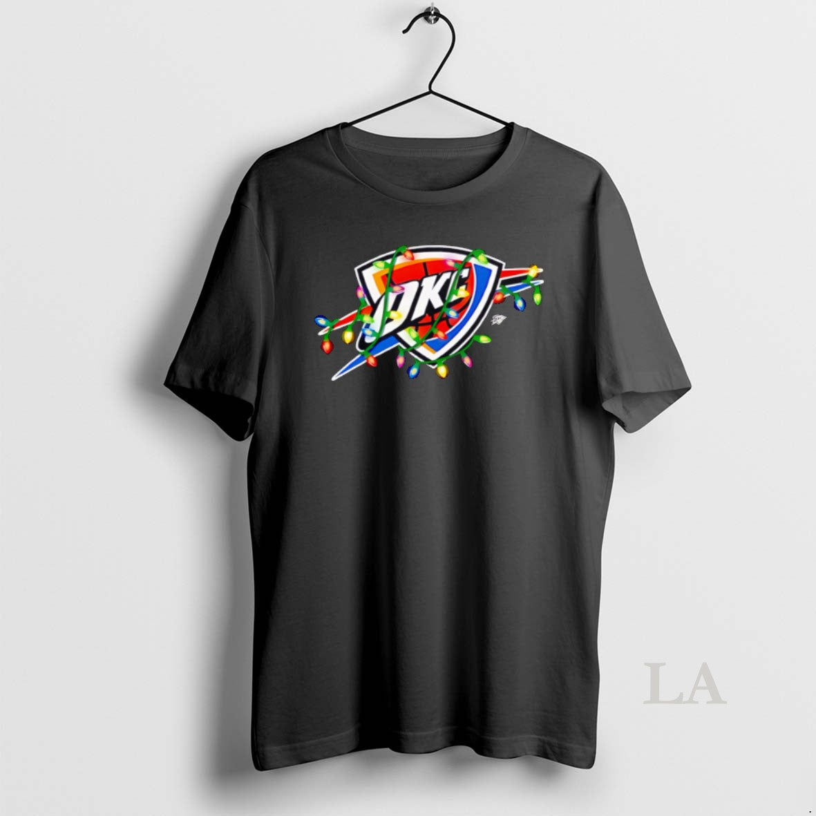 Original Oklahoma City Thunder Logo Lights Merry Christmas