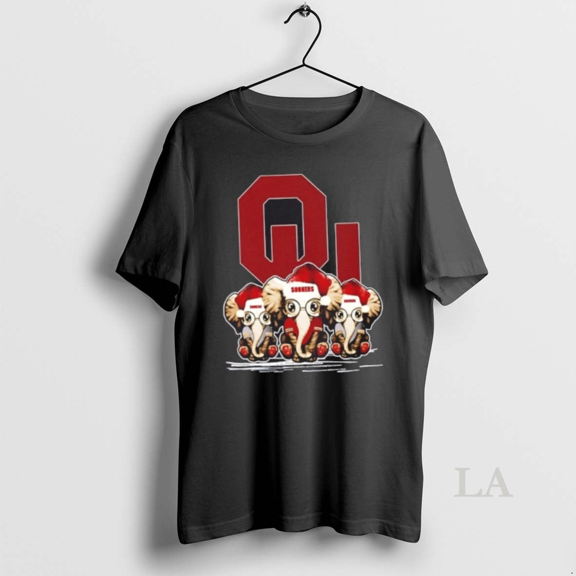 Original Oklahoma Sooners X Elephants Santa Hat Merry Christmas