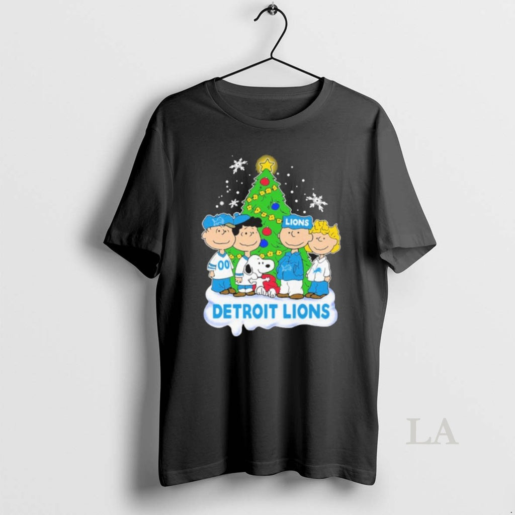 Original Peanuts Detroit Lions Christmas