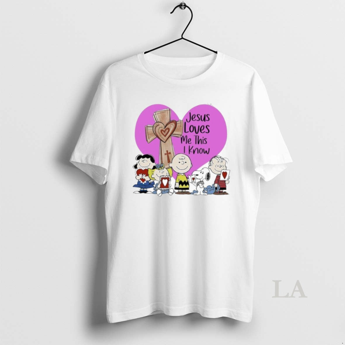 Original Peanuts Jesus Loves Me This I Know Heart