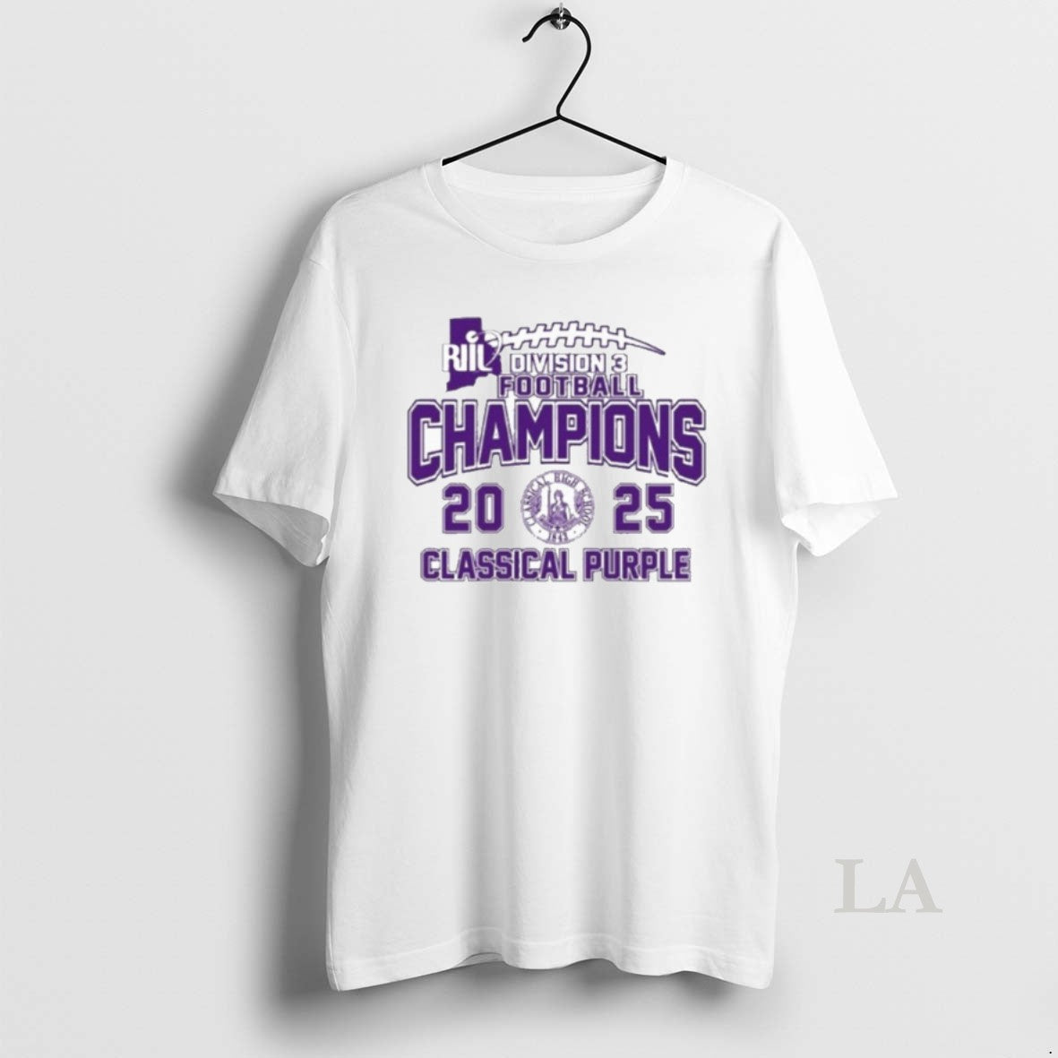 Original Purple 2025 Riil Division 3 Football Champions Ornaments