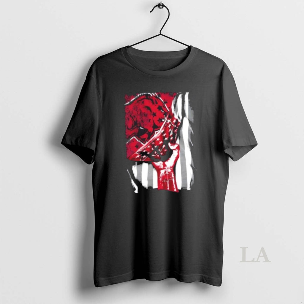 Original Revealing The Glory Arkansas Razorbacks X Usa Flag