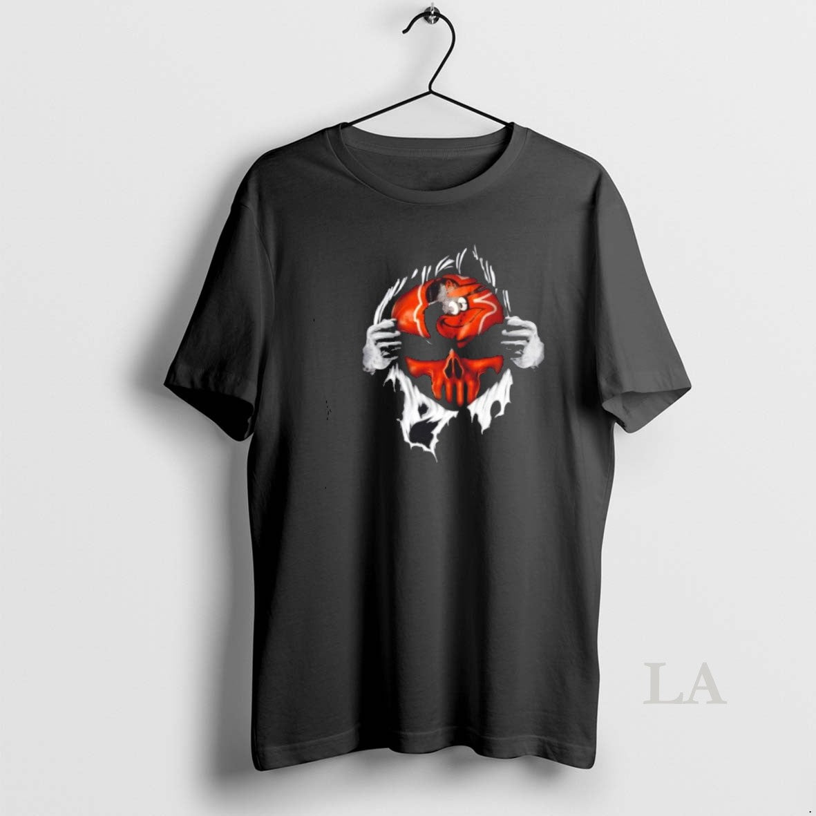 Original Ripped From The Chest Skull Deep Baltimore Orioles Till The Grave