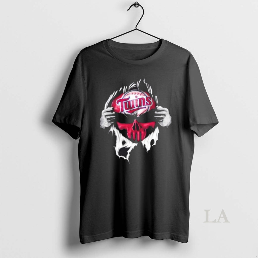 Original Ripped From The Chest Skull Deep Minnesota Twins Till The Grave