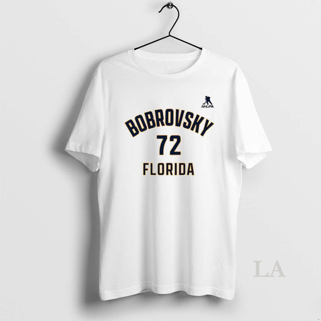Original Sergei Bobrovsky Florida Panthers Ice Hockey Name And Number 72