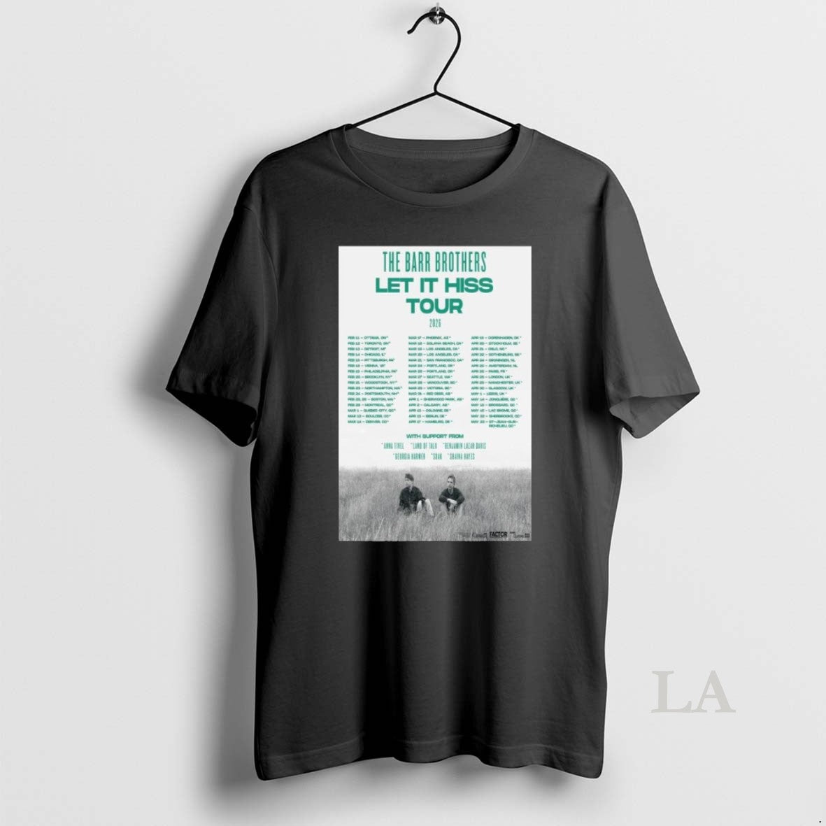 Original The Barr Brothers Let It Hiss Tour Event 2026 Long Sleve