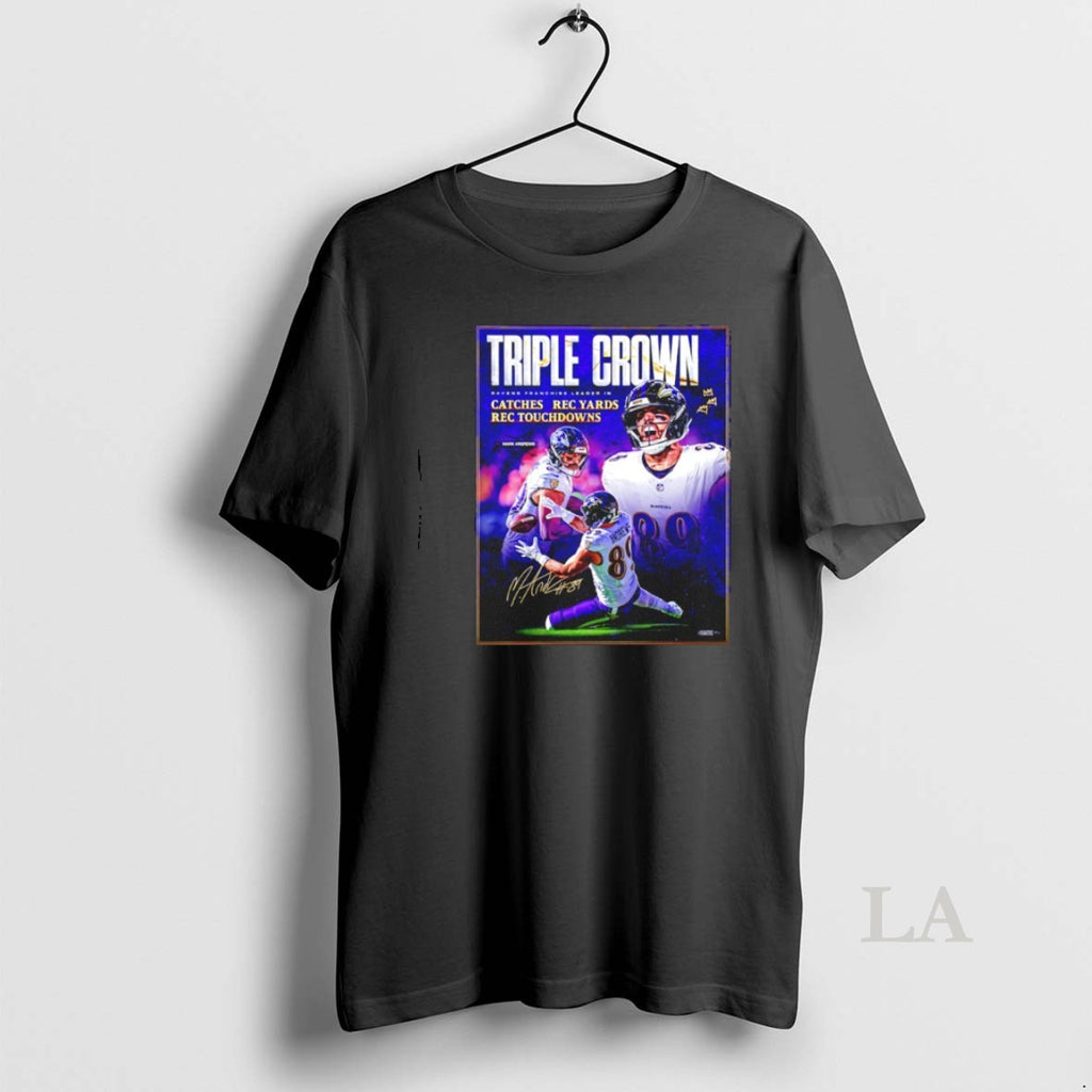 Original Triple Crown For Mark Andrews Baltimore Ravens 2025 Pro Bowl