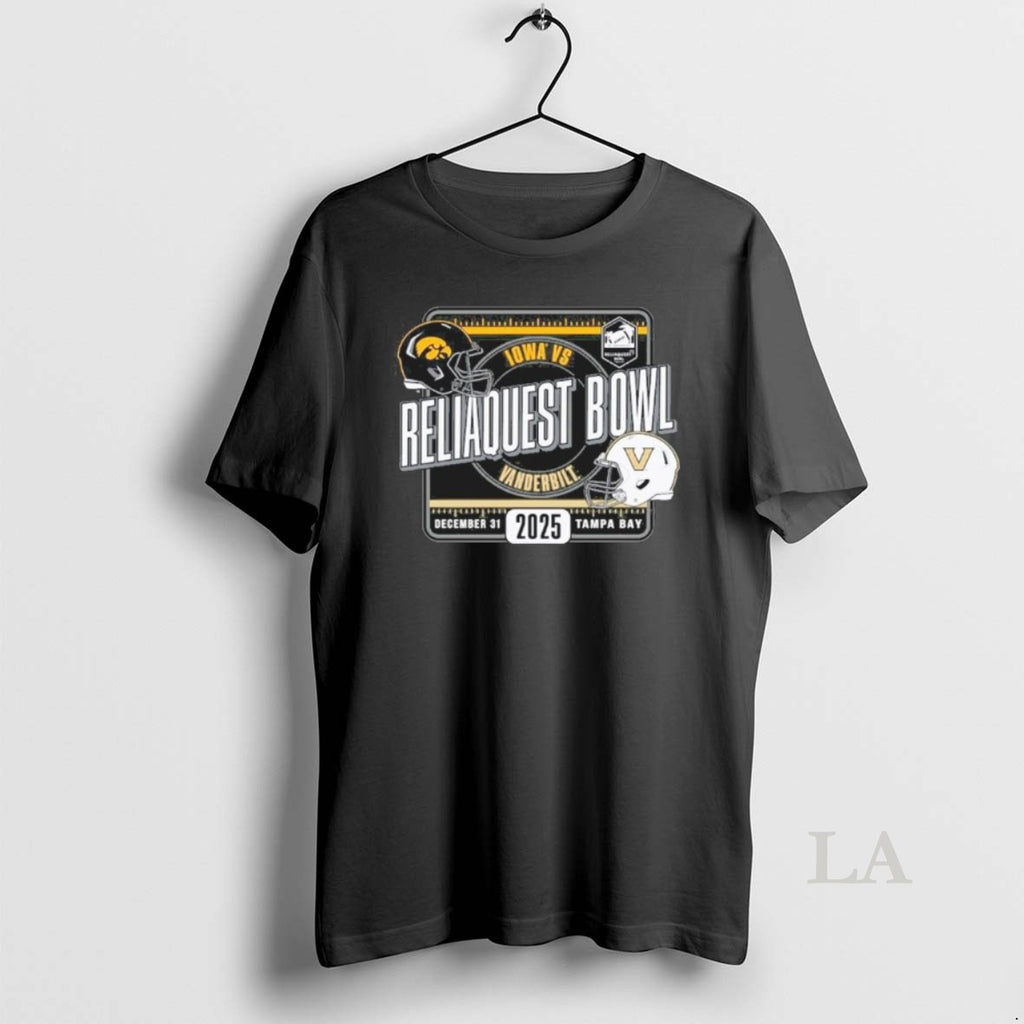 Original University Of Iowa Hawkeyes Vs Vanderbilt Football 2025 Reliaquest Bowl Matchup