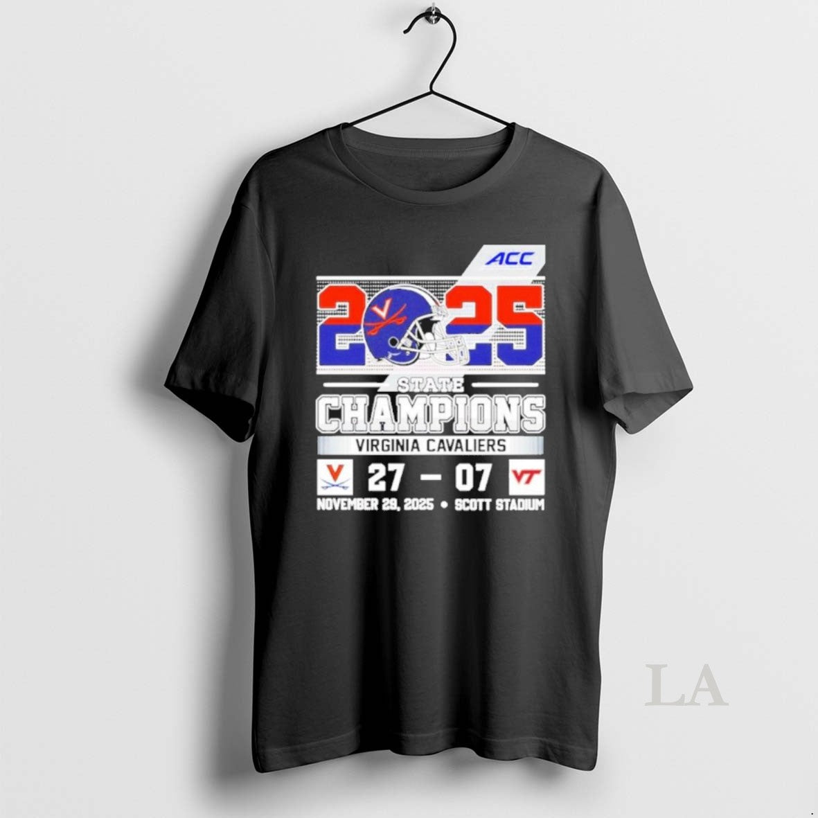 Original Virginia Cavaliers 2025 State Champions 27 07 Virginia Tech Score
