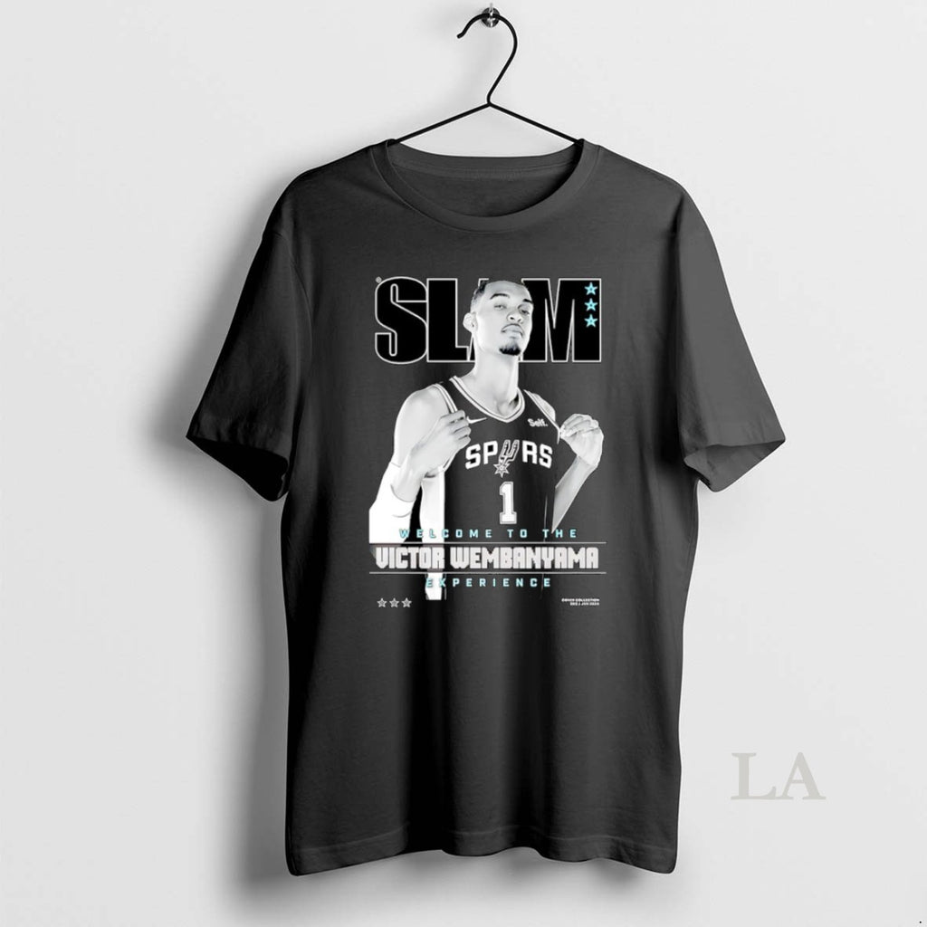 Original Welcome To The Victor Wembanyama Experience San Antonio Spurs Nba Slam