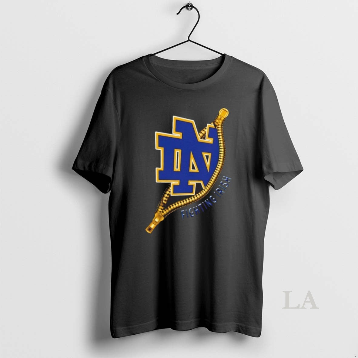 Original Zipper X Notre Dame Fighting Irish Football Logo