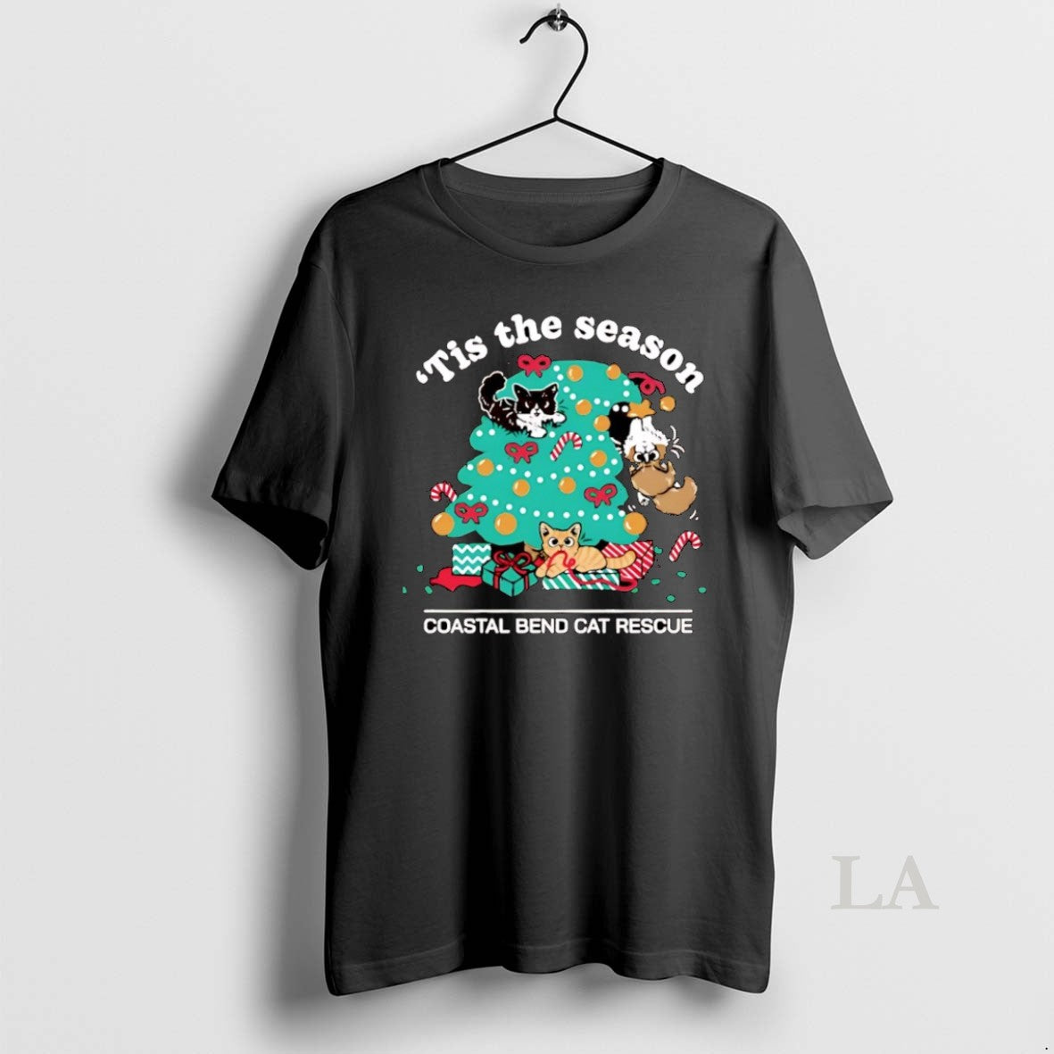 Original Tis The Season Coastal Bend Cat Rescue Christmas