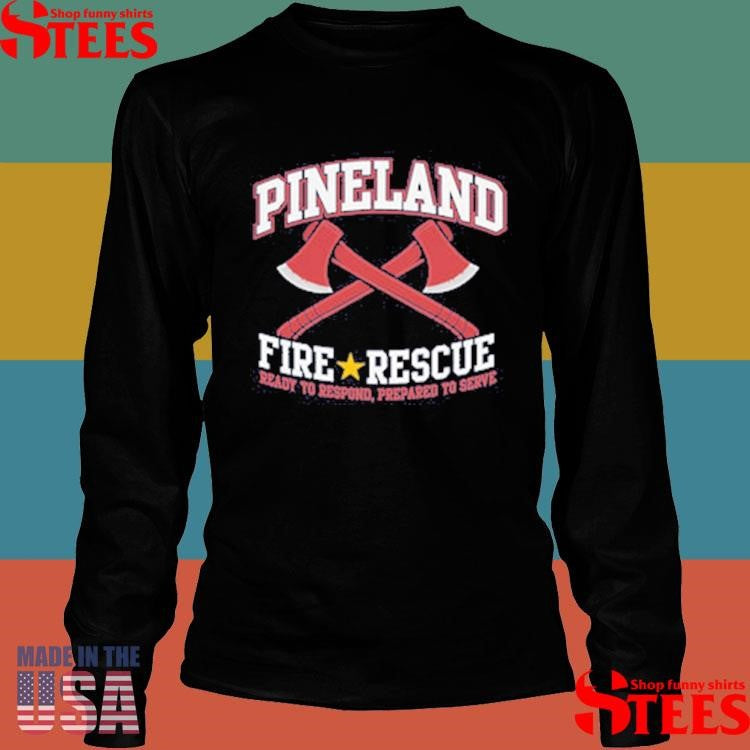 Pineland Fire and Rescue Front Print T-shirt