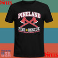 Pineland Fire and Rescue Front Print T-shirt