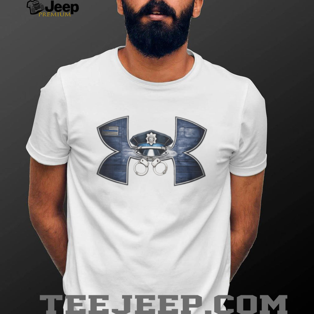 Police Officer Thin Blue Line Duty Gear Graphic T Shirt