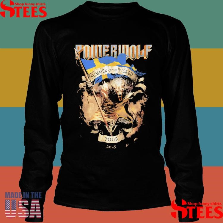 Powerwolf Sweden 2025 T-shirt