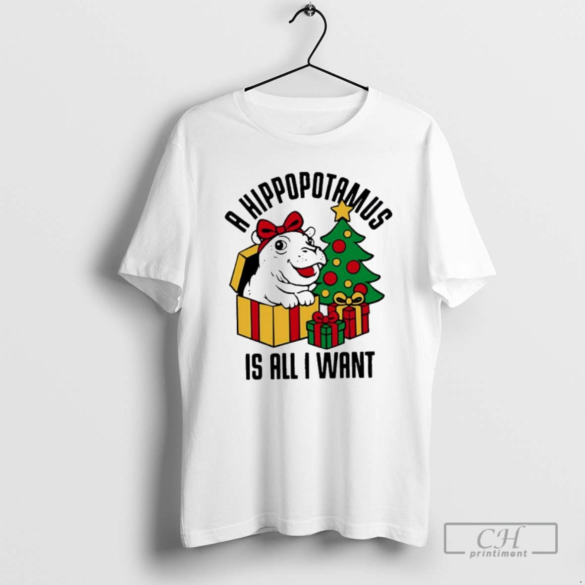 Premium A Hippopotamus Is All I Want Christmas Shirt Sweater