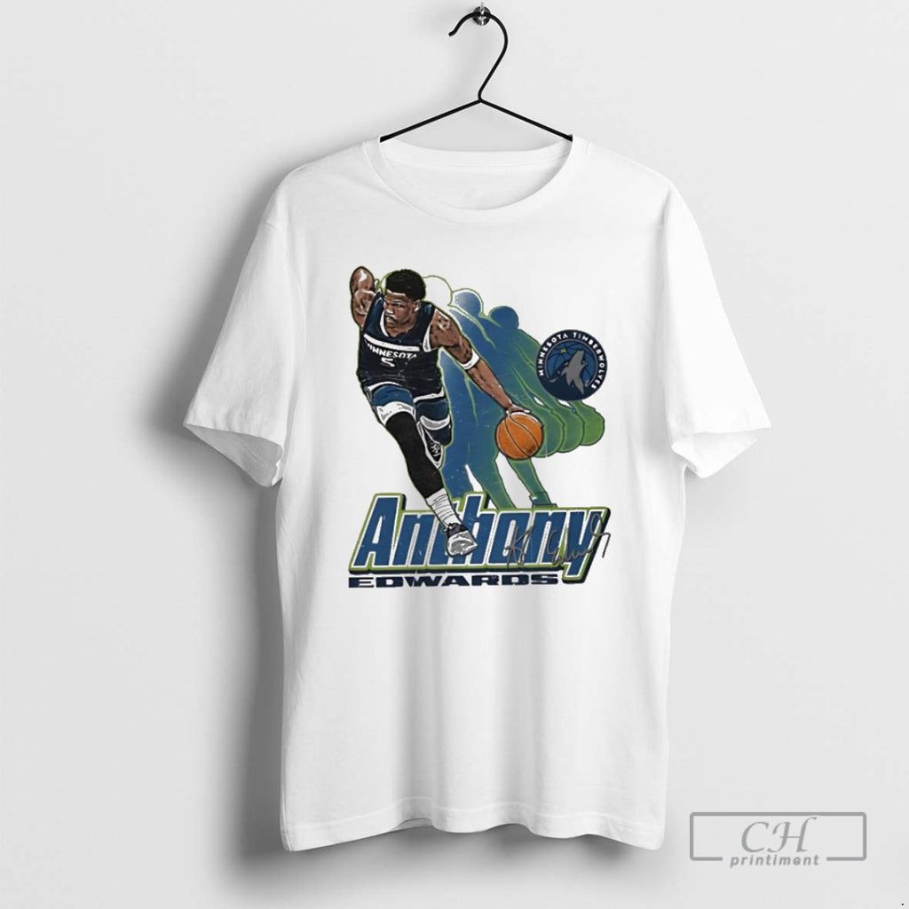 Premium Anthony Edwards Minnesota Timberwolves Signature 5 Retro Vibe Graphic Shirt Sweater