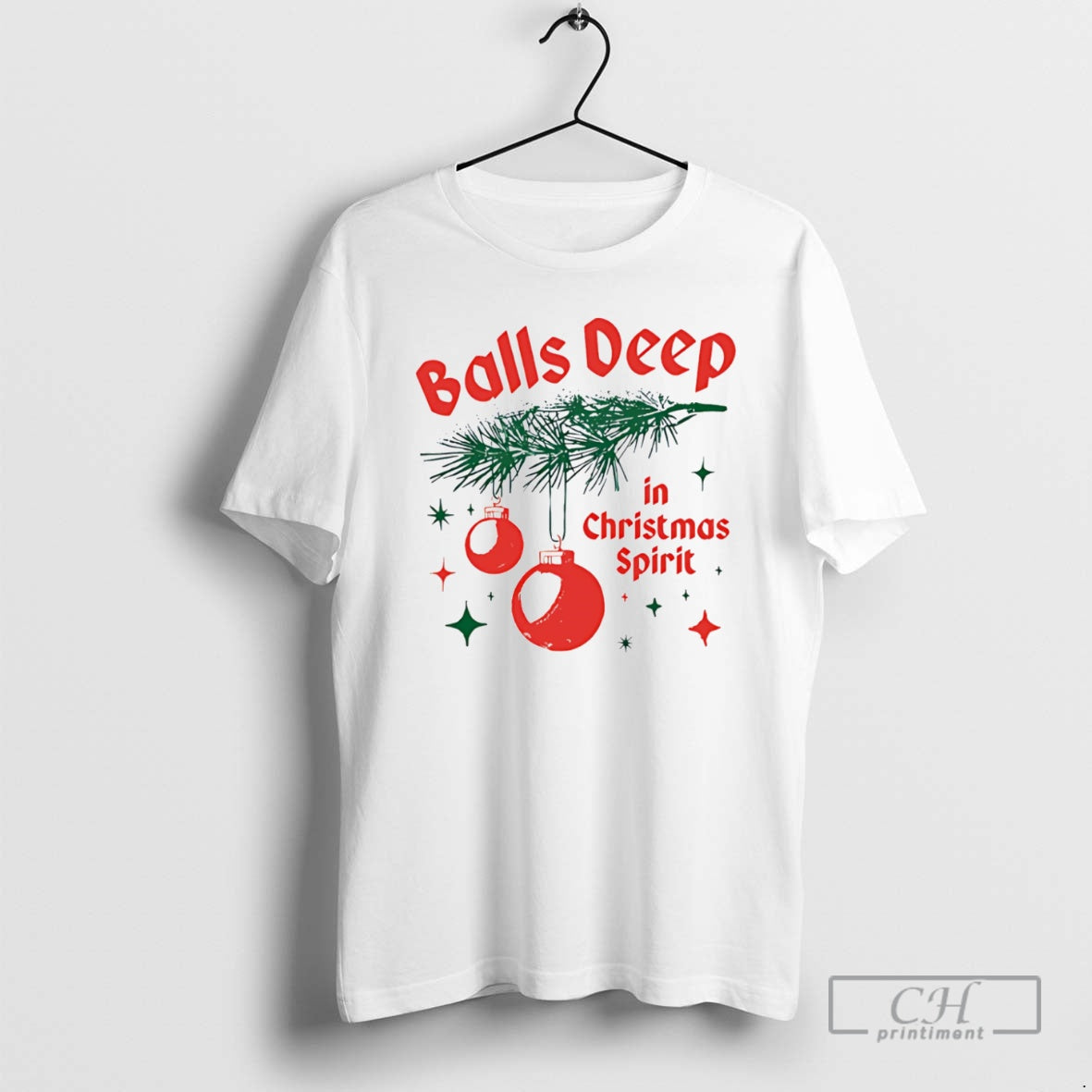 Premium Balls Deep In Christmas Spirit Shirt Sweater