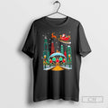 Premium Chicago Skyline With Santas Sleigh Christmas Shirt Sweater