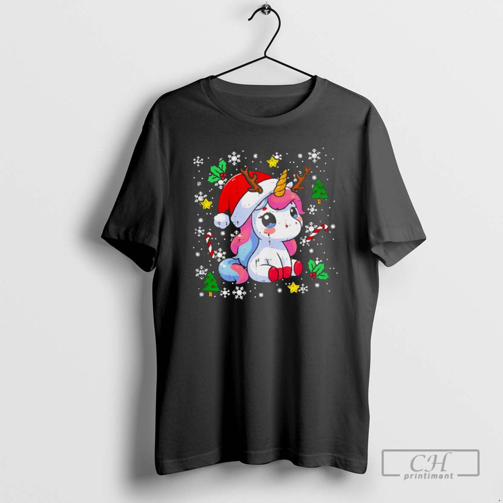 Premium Christmas Unicorn Cute Magical Xmas Shirt Sweater
