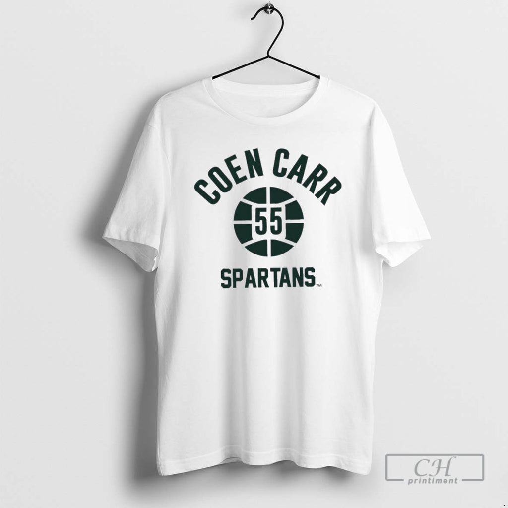Premium Coen Carr Name Number Ball Michigan State Basketball Shirt Sweater