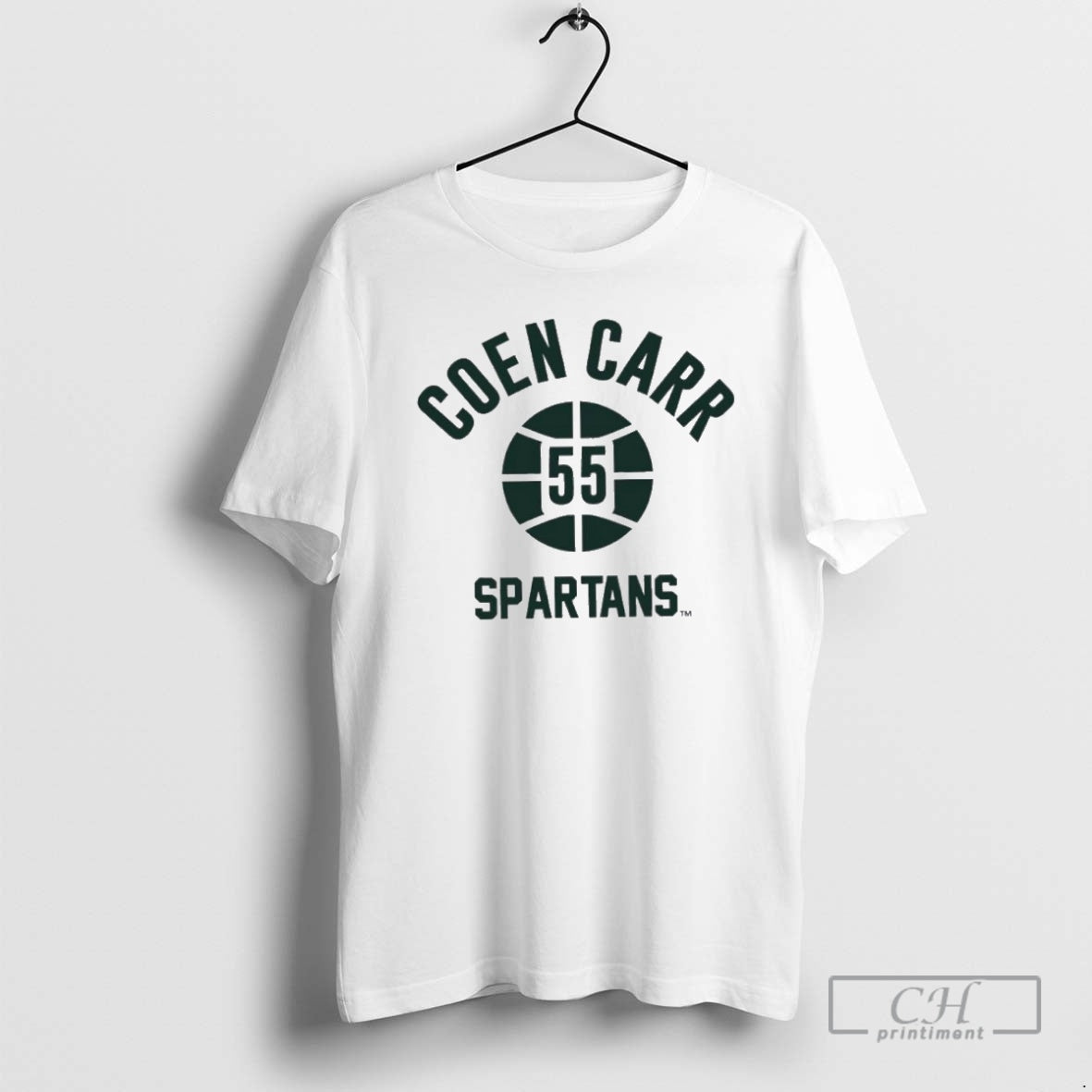Premium Coen Carr Name Number Ball Michigan State Basketball Shirt Sweater