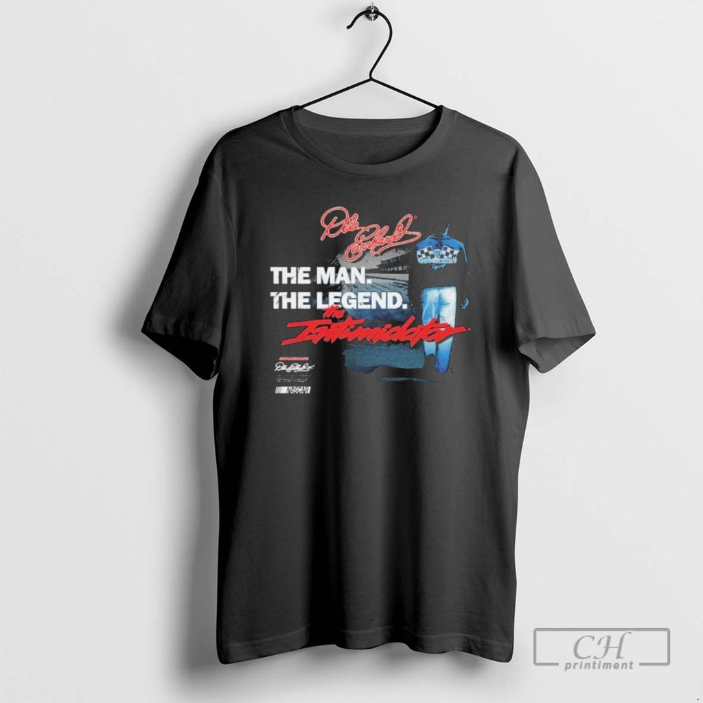 Premium Dale Earnhardt Checkered Flag Sports The Man The Legend The Intimidator Legend Nascar Signature